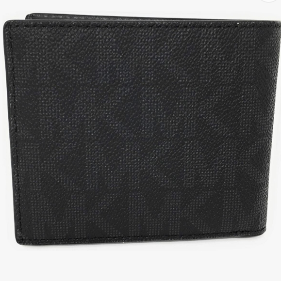 New! MICHAEL KORS MK Monogram Jet Set Mens Billfold Wallet. - Picture 6 of 11